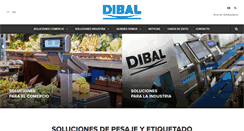 Desktop Screenshot of dibal.com